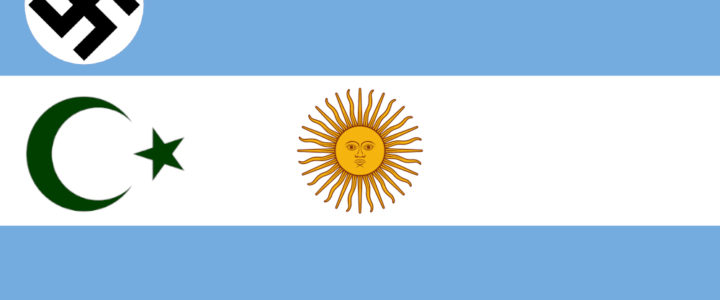 weird argentine flag