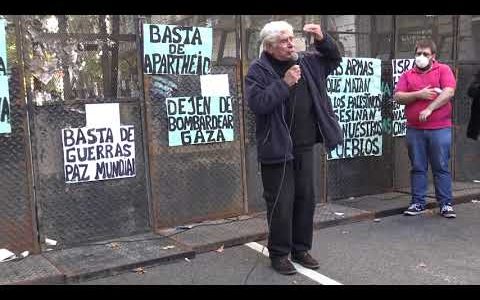 Leftist-Argentines Protest 2021 Israel-Gaza War